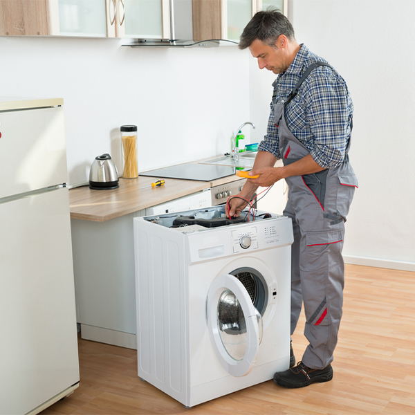 can you walk me through the steps of troubleshooting my washer issue in Lenore